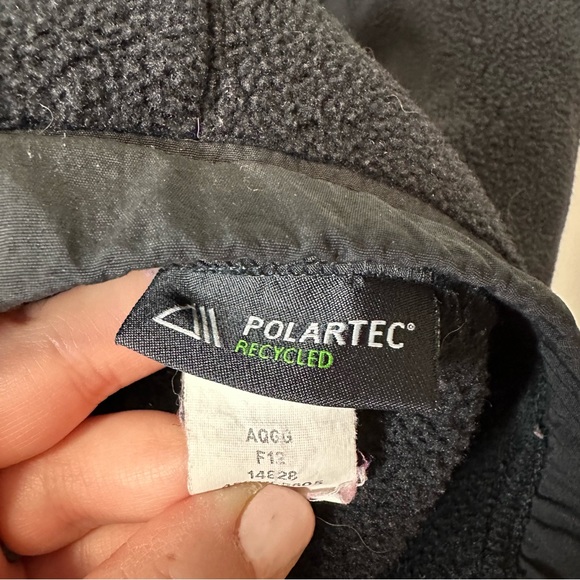 The North Face Black Fleece Denali Zipper Jacket Girl’s Size XL 18 Womens S/M - Picture 4 of 7